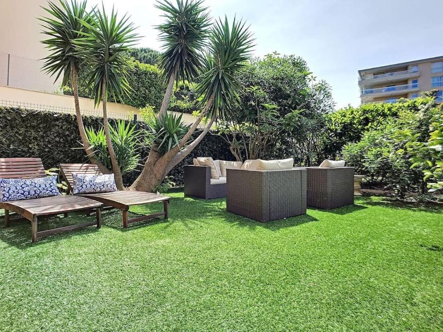 Rabiac - Charming 1 Bedroom With Private Garden Antibes Dış mekan fotoğraf
